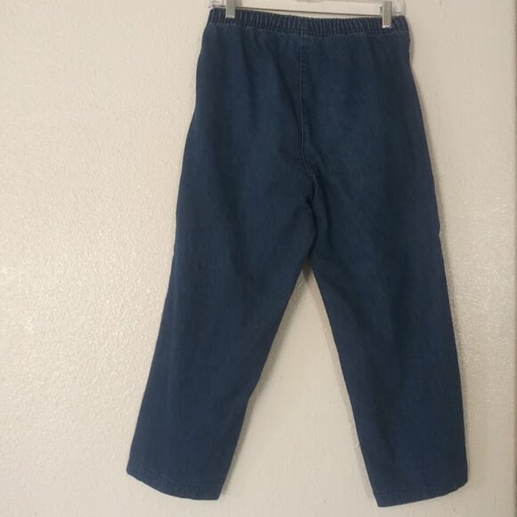 Classic Elements Women's size 6P Blue Capris - Picture 4 of 15